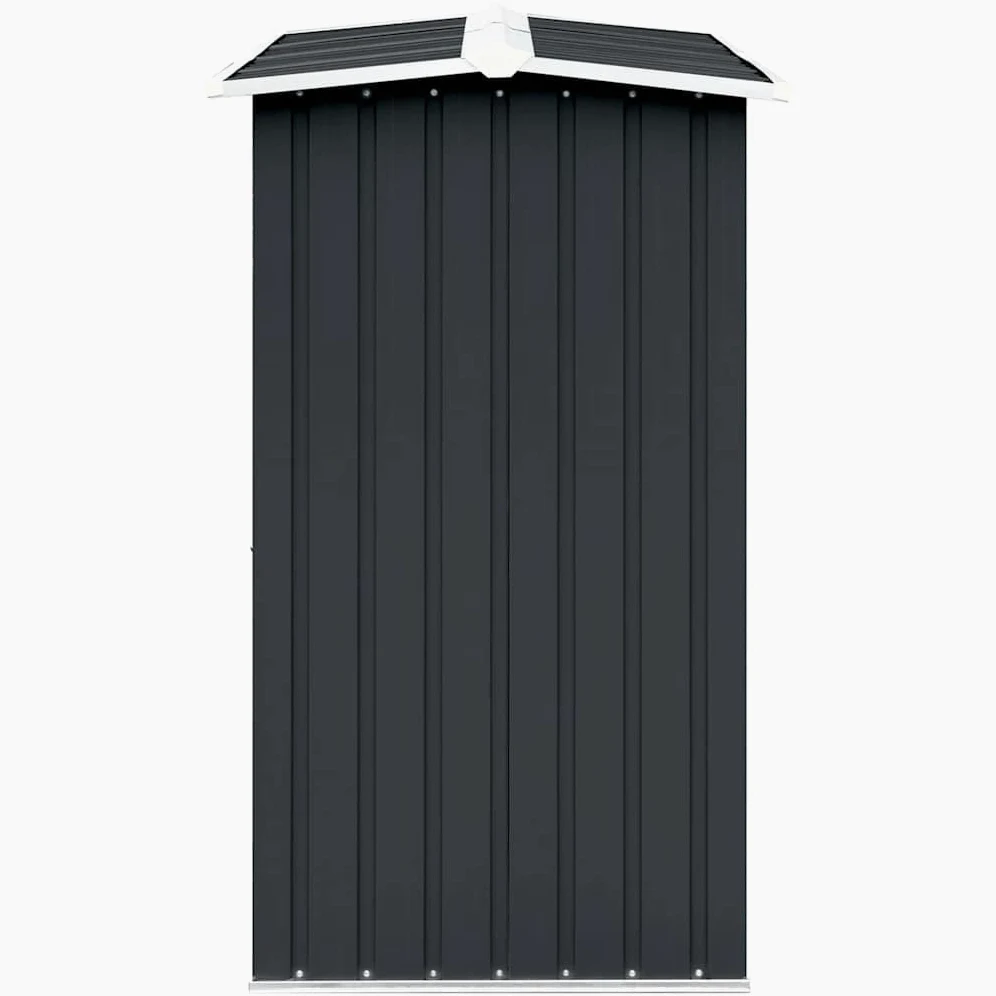 vidaXL Brennholzlager Kaminholzunterstand Brennholzregal Brennholzunterstand Kaminholzständer Holzlager Verzinkter Stahl 330x92x153cm Anthrazit
