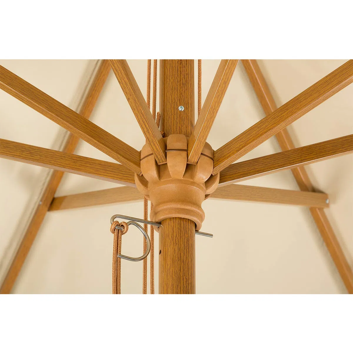 Schneider Sonnenschirm Malaga,natur, 300 X 200 Rechteckig, Gestell Alu/Stahl, Bespannung Polyester, 6.9