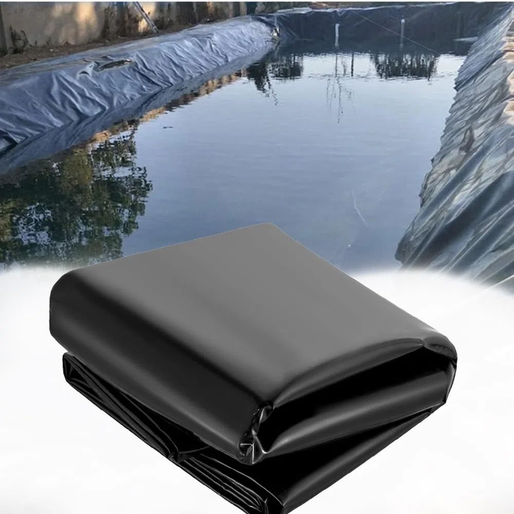 HDPE-Teichfolie 10x8m, wasserdichte Membran für Wassergärten, Fischteiche, Wasserfälle und Springbrunnen, strapazierfähige Abdeckung für Wasserlandschaften