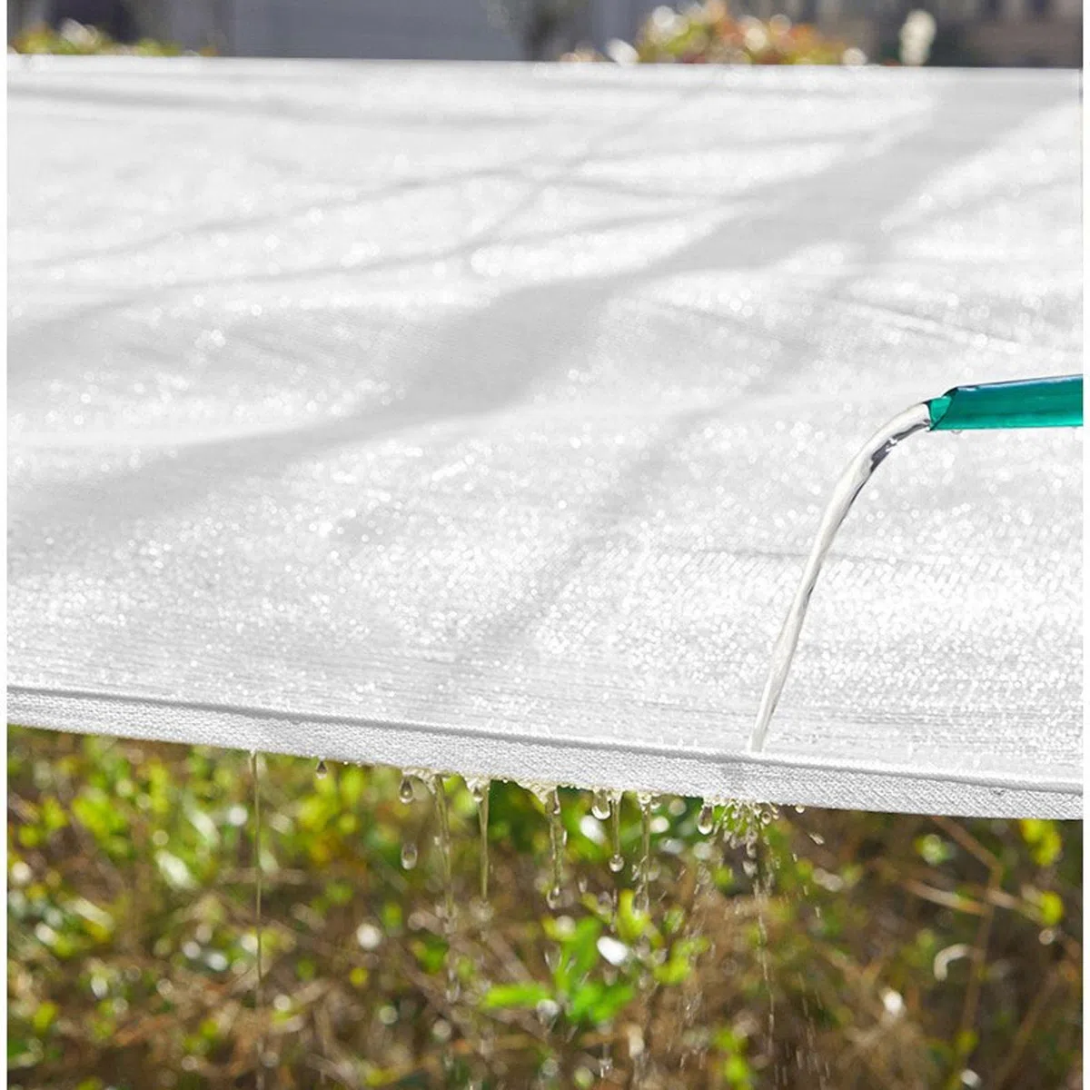 Strapazierfähiger weißer Shad – 50 % Sonnencreme für Gewächshaus, Pflanzen und Gemüse im Freien – erhältlich in den Größen 1 x 2 m bis 4 x 8 m – Abdeckplane für optimales Wachstum