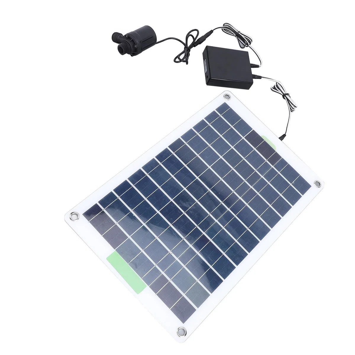 Dioche Pumpt Tauchfähige 100-W-Solarpumpe für den Außenbereich mit 16,4 Fuß und Energiespeicherbox – Ideal für Springbrunnen, Pools und Gärten Im Freien