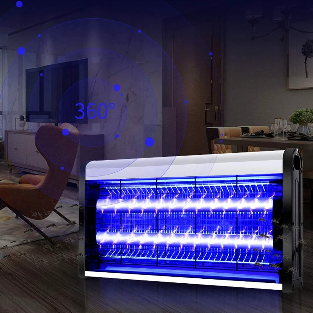 Mückenfalle, Insektenvernichter, Insektenvernichter, Mückenvernichter mit elektrischem Schock, energiesparende LED-UV-Lampe, LED-Mückenvernichterlampe (4 W)