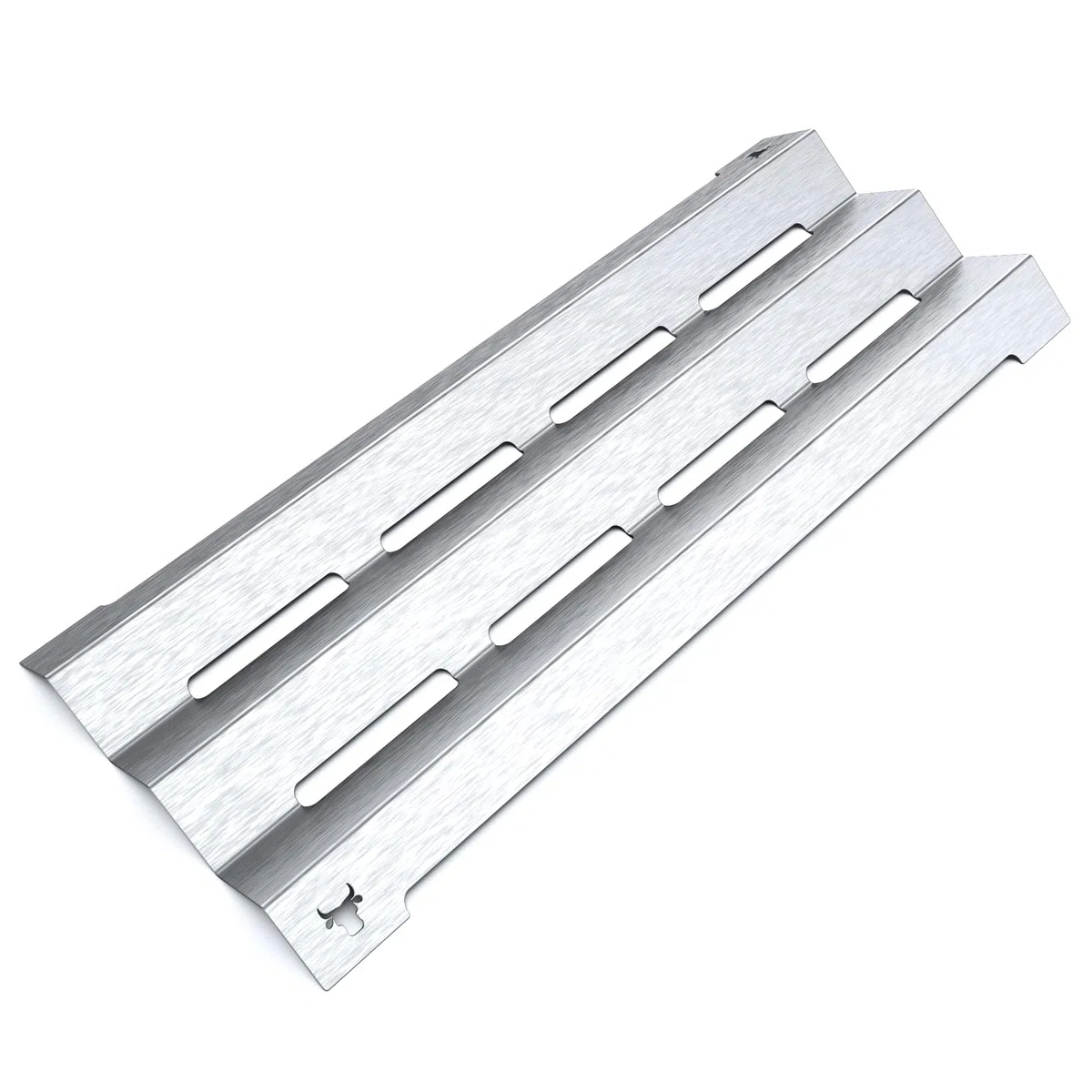 tuning-art GA20 Gasgrill Brennerabdeckung Edelstahl kompatibel mit Napoleon LEX485 | LEX605 | LEX730 | Brennerschutz | Passgenau, Farbe:4er Set Matt Bulle