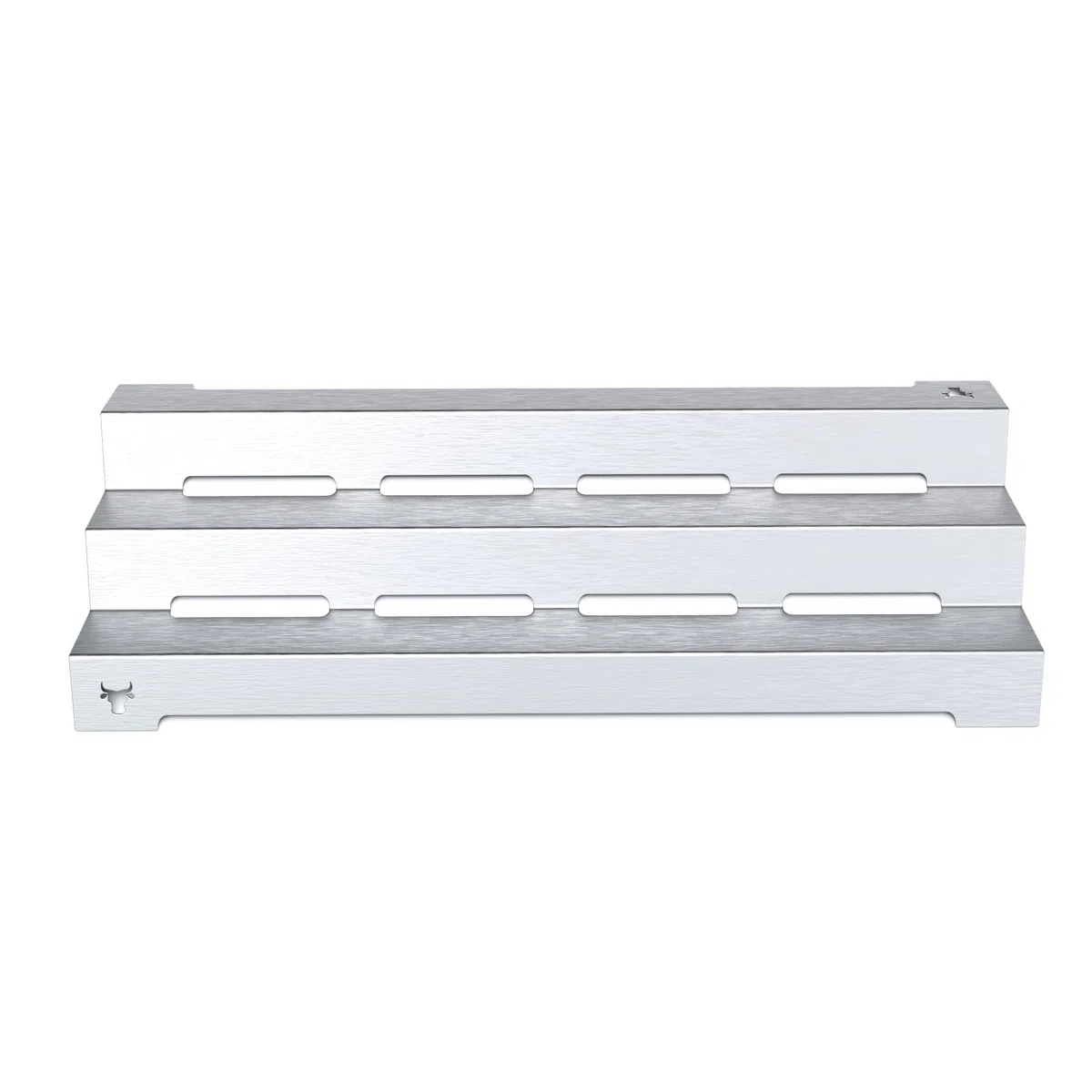 tuning-art GA20 Gasgrill Brennerabdeckung Edelstahl kompatibel mit Napoleon LEX485 | LEX605 | LEX730 | Brennerschutz | Passgenau, Farbe:4er Set Matt Bulle