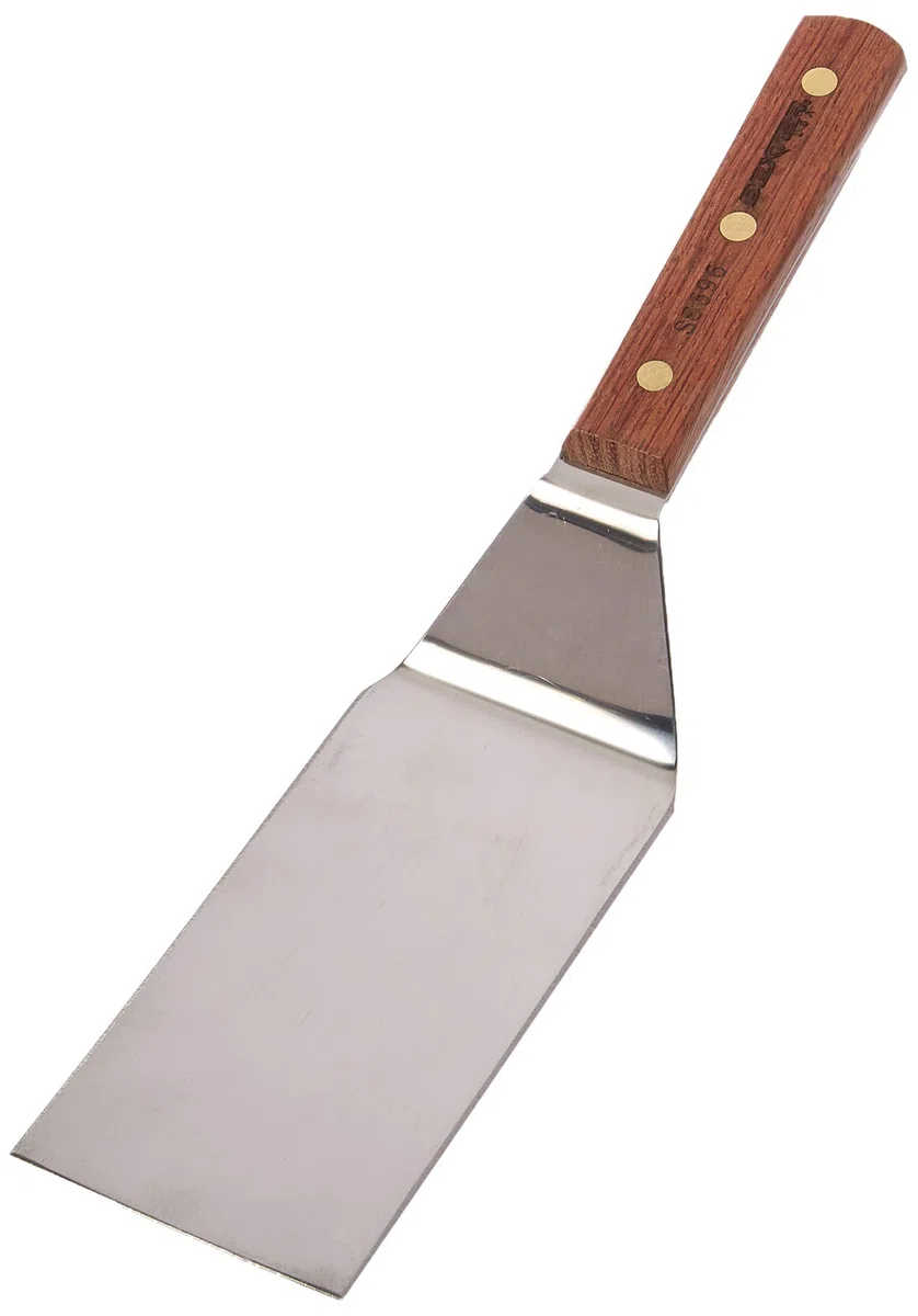 Dexter Russell S8696 Hamburgerwender mit Holzgriff, 15,2 x 7,6 cm