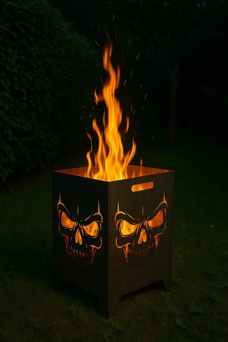 Feuerkorb Totenkopf 212031