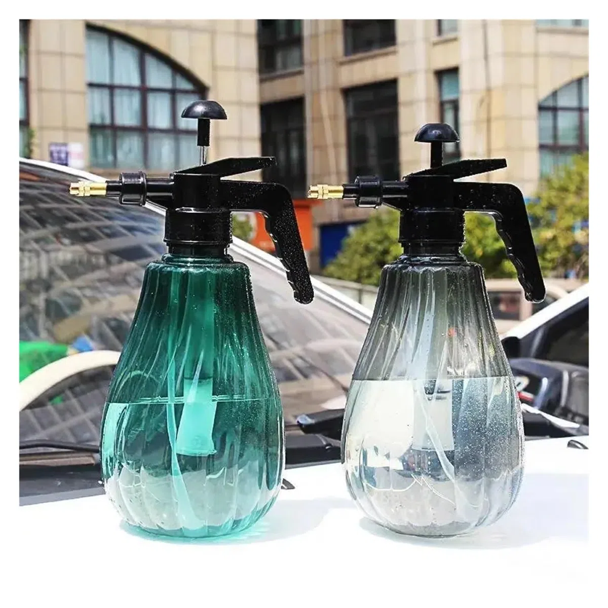 Drucksprühflasche, 1500 ml, Pumpsprüher für Gartenarbeit, Pflanzenpflege, Rasenpflege, effiziente Bewässerung, robuste Gartengeräte