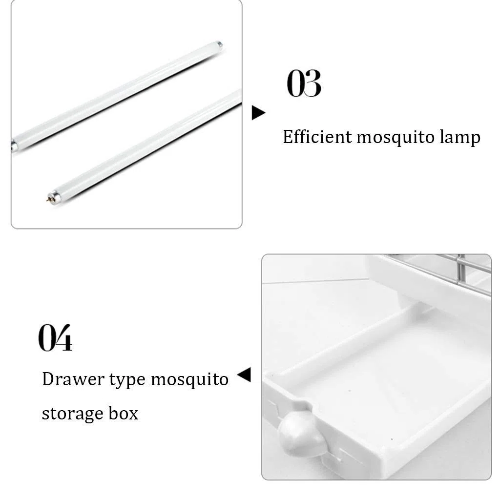 Elektrische Mückenfalle, Fliegen- und Mückenlampe, Insektenvernichter, Gewerbliche Fliegenlampe, Anti-Mücken-Fliegenfänger, Insektenvernichter, LED-Mückenlampe für den Innenbereich