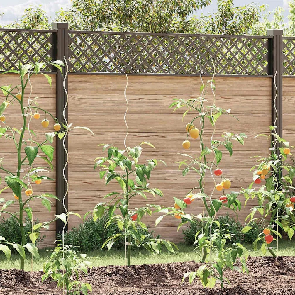 Spiral Pflanzenstütze Stahl 150 cm, 50 Stück Kletterpflanzenstütze für Garten, Pflanzstab aus robustem Stahl mit minimalistischem Design für Bohnen und Reben, platzsparend