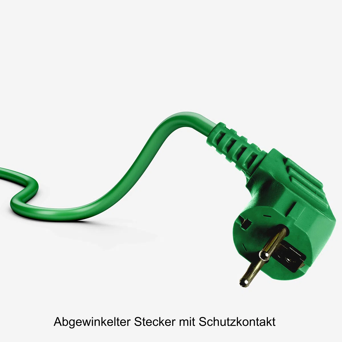 O&W Security 2er Set Verlängerungskabel Schuko 2x20 m – IP44 Innen/Außen, bis 3500 W, 2x1,5 mm², Spezialkunststoff-Ummantelung, grün, für Garten & Werkstatt