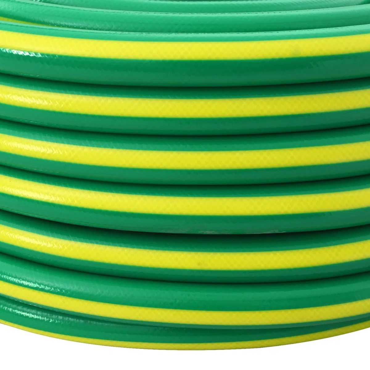 Gartenschlauch 1/2 Zoll 100 m 5-lagig flexibler Wasserschlauch für Bewässerung, PVC Schlauch knickfest grün