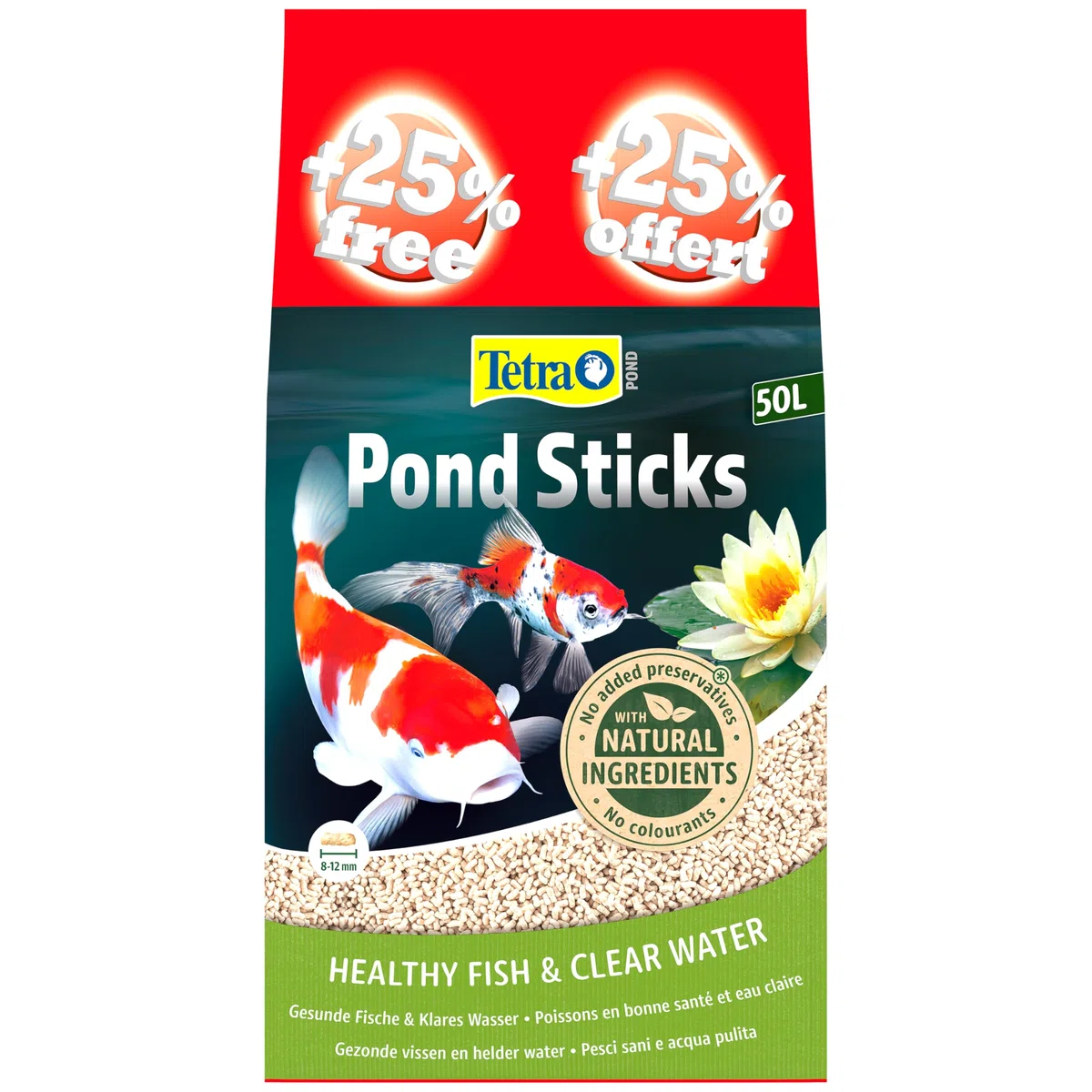Tetra Teichstäbchen, 40 l Beutel mit 25% extra gratis