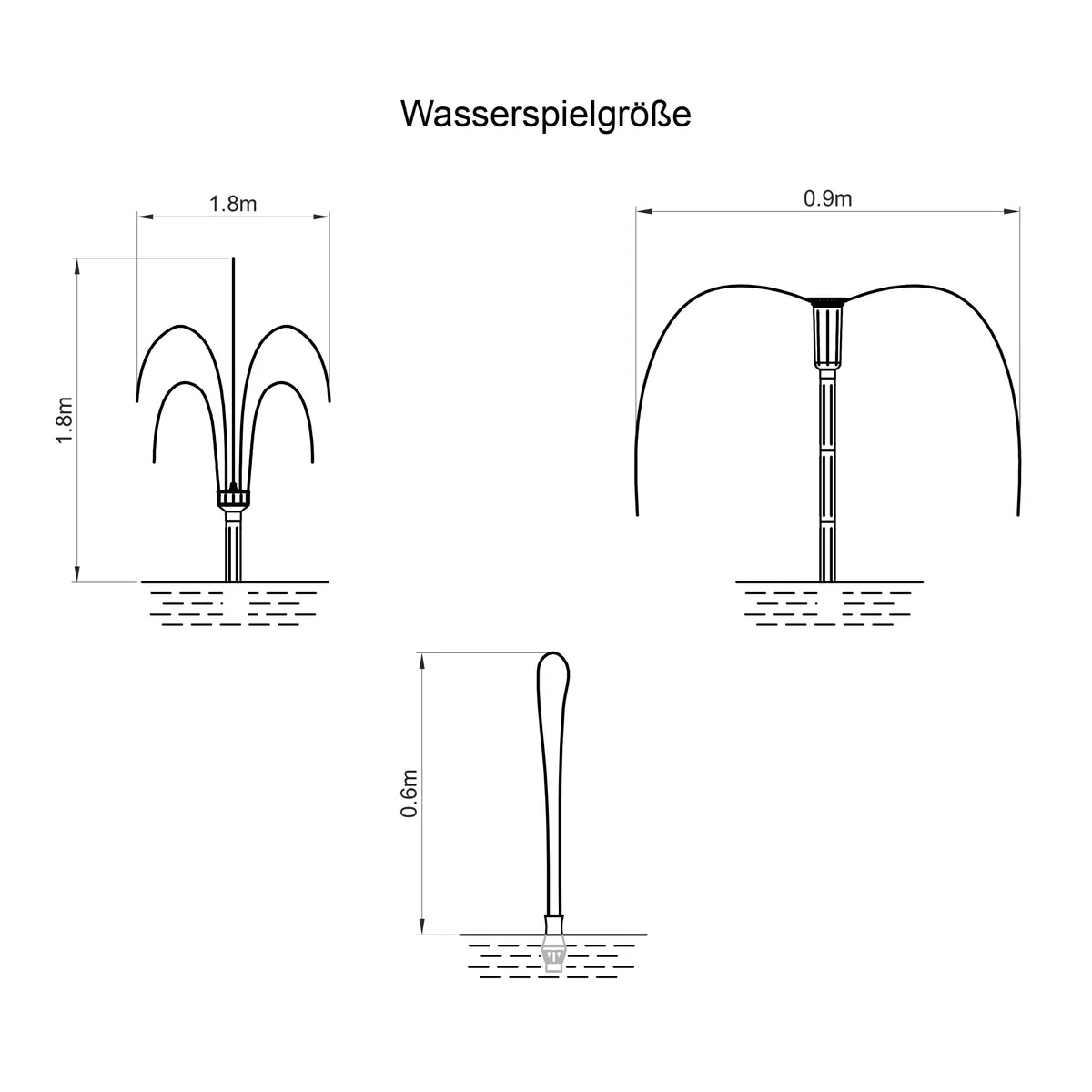 esotec Solar Teichpumpenset 150/4300, Solar Springbrunnen 4300 l/h, Teichpumpe mit 150 Wp Solaranlage, Fontäne IP68 für Teiche über 3000 l 101570
