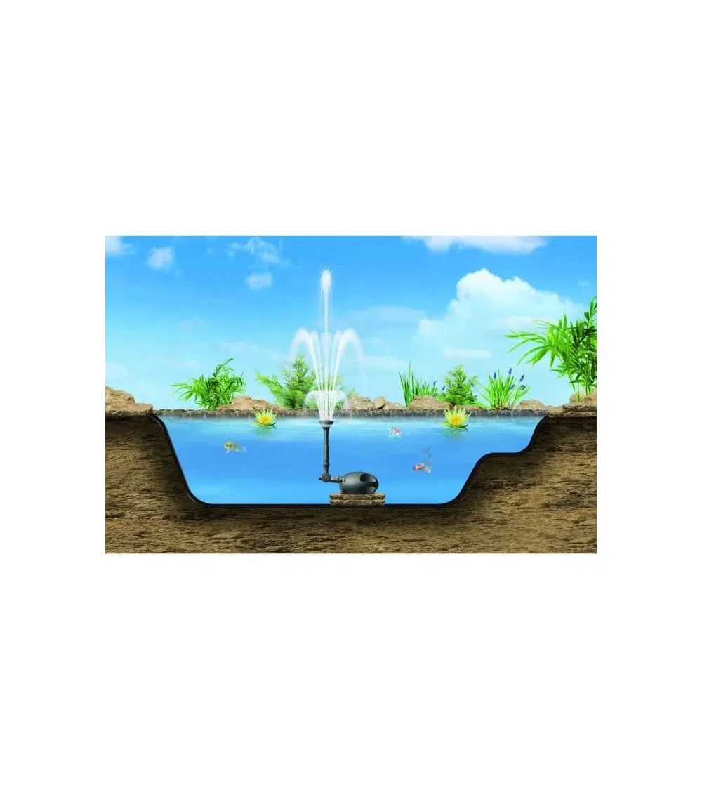 Laguna Powerjet FreeFlo 2200, Teichpumpe, für Springbrunnen und Wasserfälle, für Teiche bis zu 4.400L, 32W