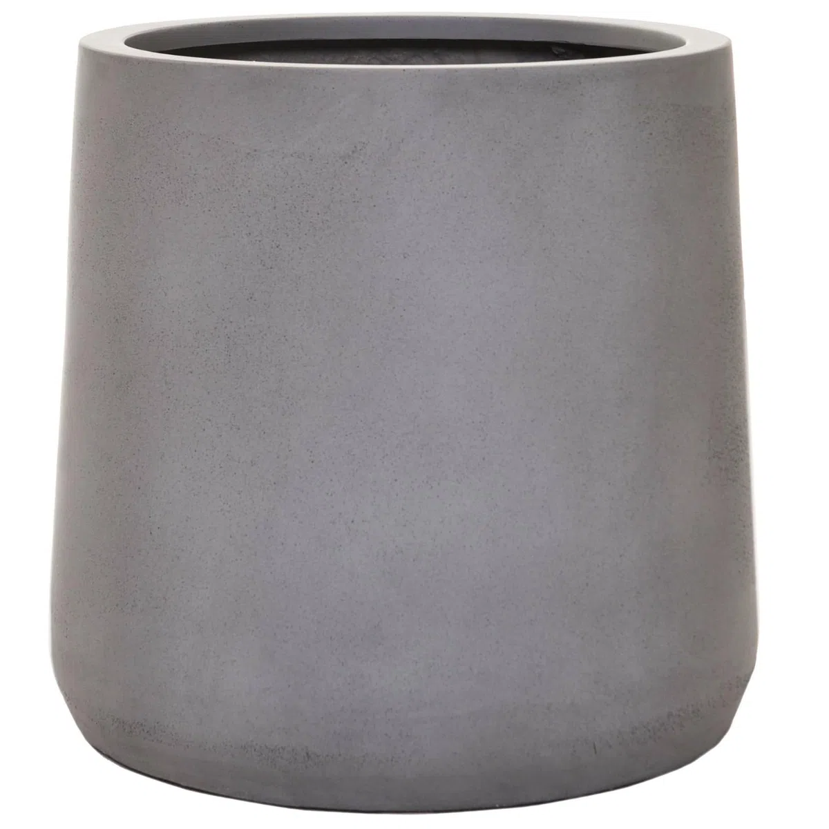 VIVANNO Pflanzkübel Blumentopf in Beton-Optik Fiberglas, 40x38 cm, Wetterfest und Frostsicher, Für Innen- und Außenbereiche