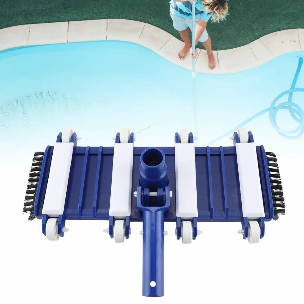 Pool-Staubsaugerbürsten, professionelle Flexible Schwimmbad-Vakuumkopf 1,25-Zoll-Verlängerungsstangen für unterirdische und oberirdische Schwimmbäder