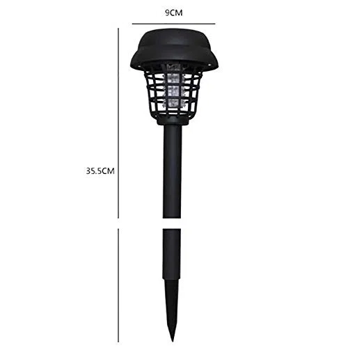 Mückenvernichter, Mückenschutz-Mörderlampe, solarbetrieben, für den Außenbereich, LED-Licht, Mückenschädling, Insektenvernichter, Wegbeleuchtung