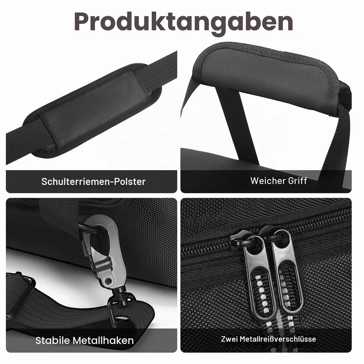 Tragetasche Kompatibel mit Anker SOLIX C1000 Portable Power Station, Reise Aufbewahrung Case Schutzhülle für C1000 Solargenerator Zubehör