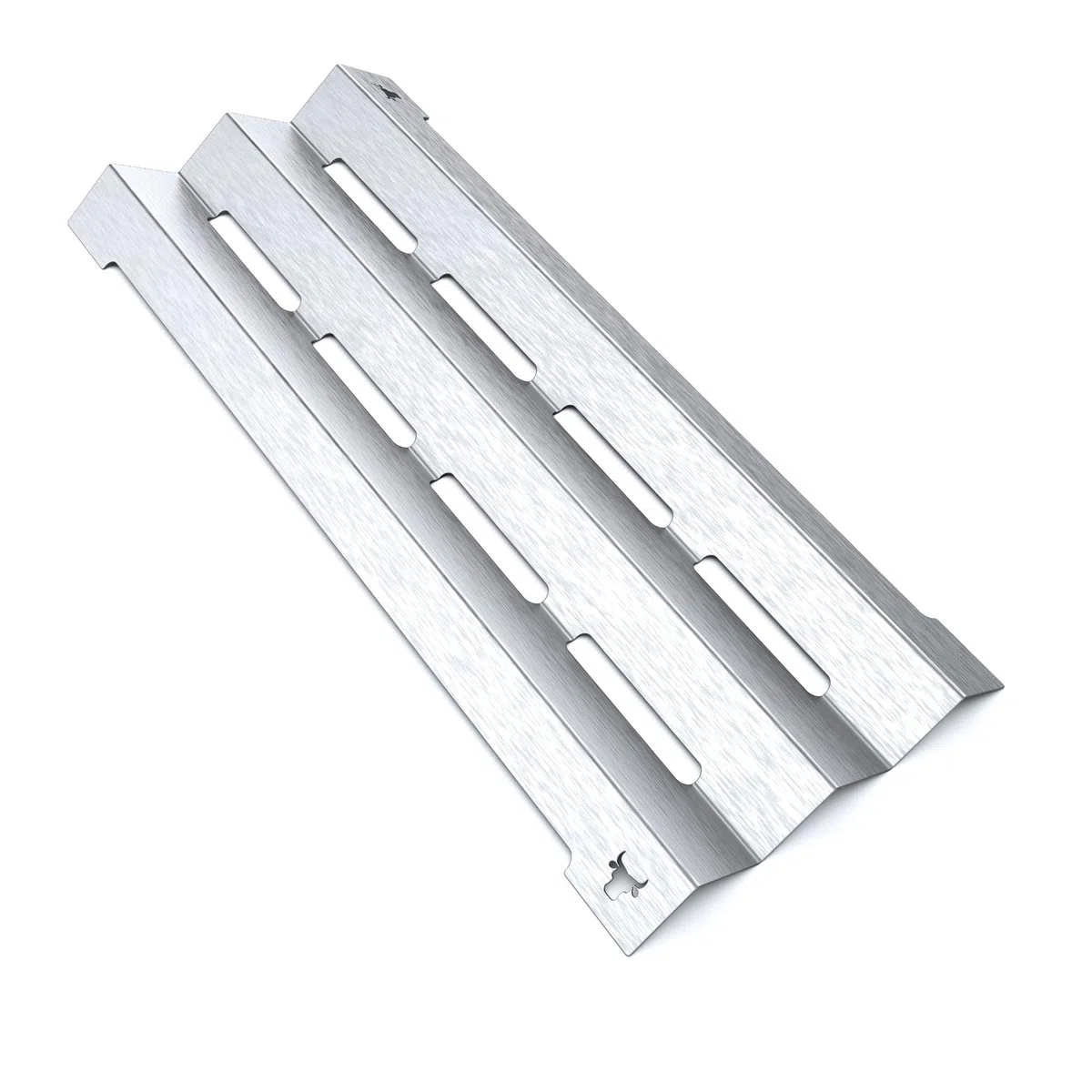 tuning-art GA20 Gasgrill Brennerabdeckung Edelstahl kompatibel mit Napoleon LEX485 | LEX605 | LEX730 | Brennerschutz | Passgenau, Farbe:4er Set Matt Bulle