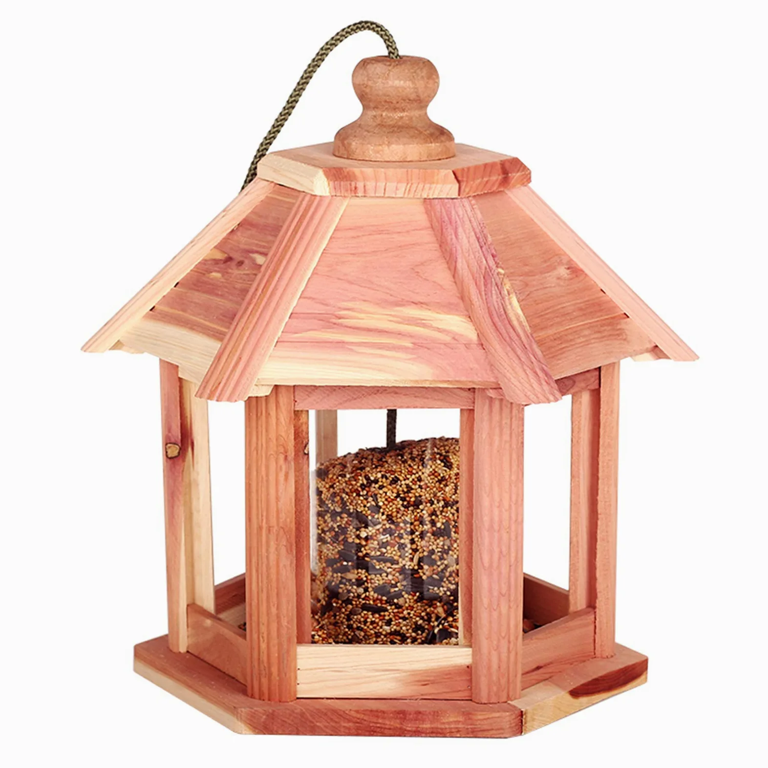 Vogelhaus aus Holz zum Aufhängen,Vogelfutterhaus wetterfest für Balkon Garten,Vogelhäuschen Futterhäuschen,Vogel Futterhaus,Vogelfutterhaus Vogelhaus Futterstation Vogelhäuschen Vogel