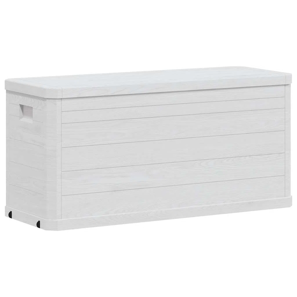 Garten-Aufbewahrungsbox 280 L Hellgrau, Stauraum Aufbewahrungskiste Gartentruhe für Kissen Decken Werkzeuge, Robuste Kunststoff Box als Aufbewahrungsmöbel für Innen und Außen