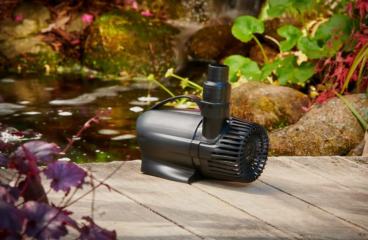 Teichpumpe PP 9000 (9000 l/h) | Filterpumpe/Bachlaufpumpe | Gartenteiche, Bachlauf, Wasserlauf, Wasserfall, Springbrunnen