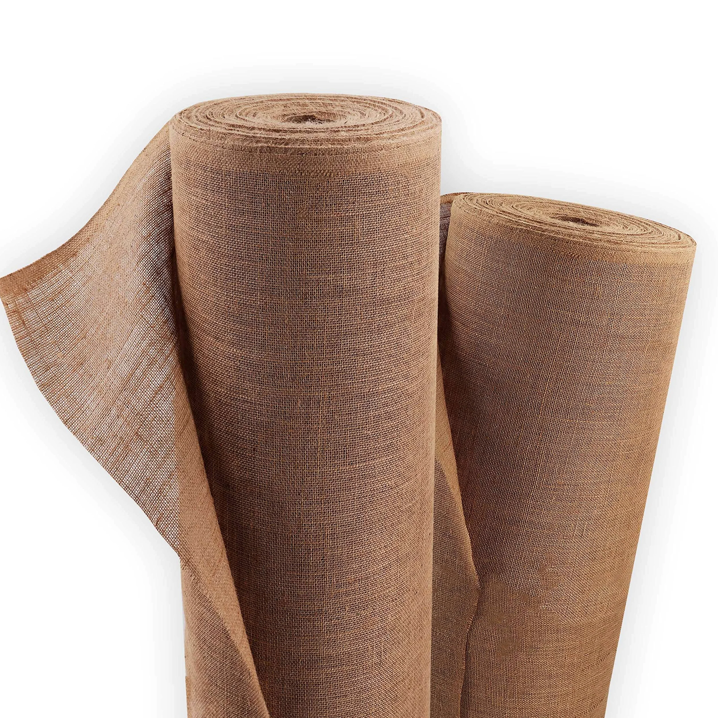 Aquagart 30m x 1m Jutegewebe 305g/m² Jutematte Gartenjute Jute Stoff für Dekoration Haus und Garten Sackleinen Juteband für Pflanzen Winterschutz natürliches Gewebe Wurzelschutz