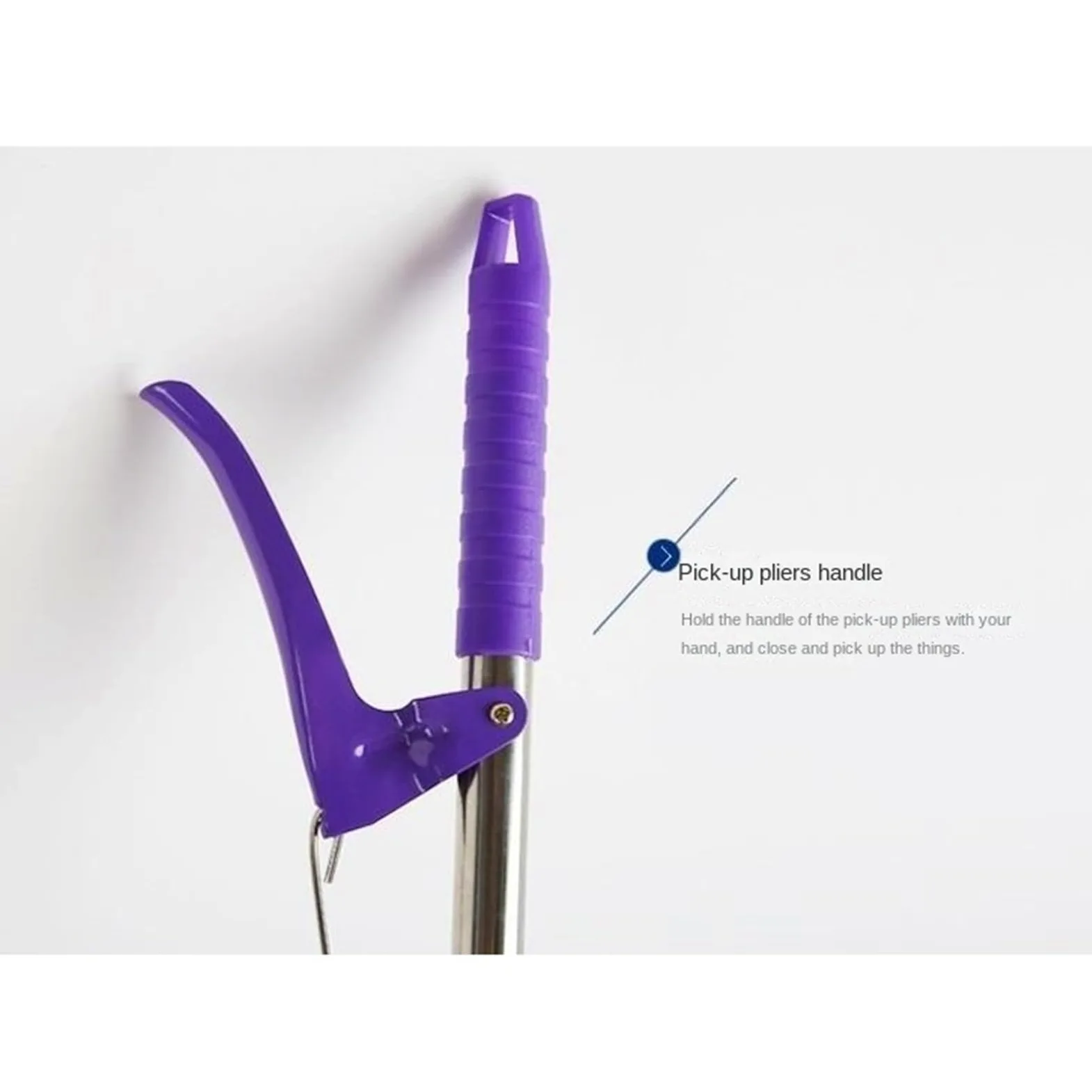 Greifzange Ergonomische Greifhilfe, Leichtes Greifwerkzeug, Greifklaue, Metall-Müllaufnahme Greifwerkzeug