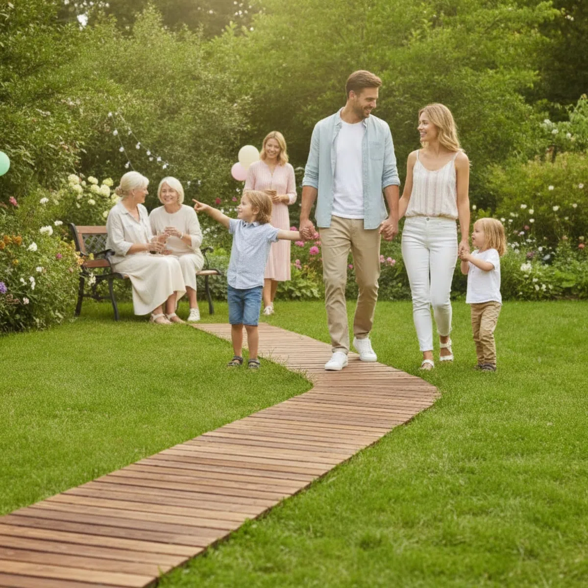 Ausrollbarer Garten flexibel Garten aus rollbar Roll für Hobbygärtner, Gartenliebhaber, Garten, Rasen, Hochzeit, 4FT