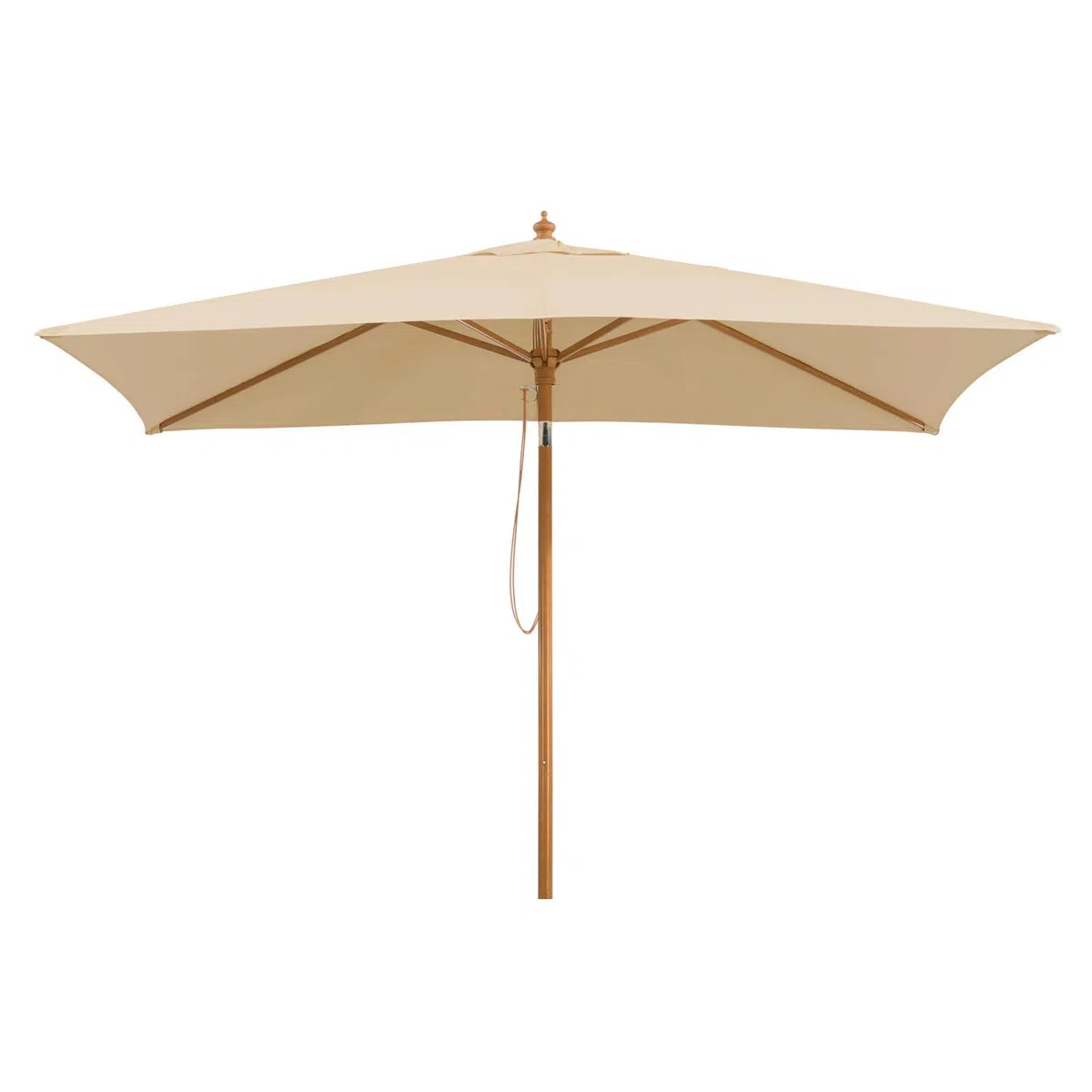 Schneider Sonnenschirm Malaga,natur, 300 X 200 Rechteckig, Gestell Alu/Stahl, Bespannung Polyester, 6.9