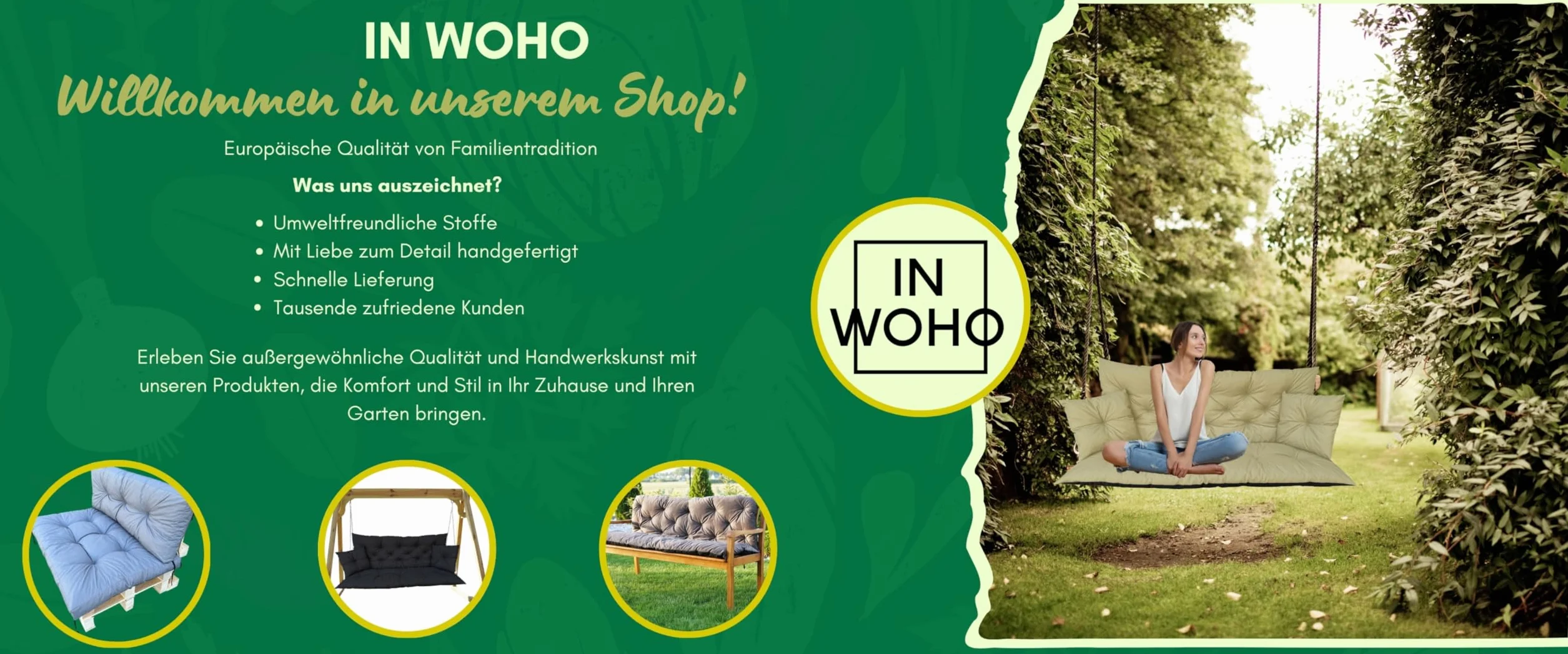 Hollywoodschaukel Auflage Grau 150x60x50 cm, wasserabweisendes Sitzkissen inklusive 2 Kissen, Outdoor Auflage für Gartenbank und Schaukel