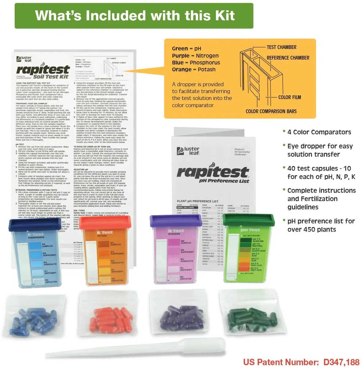 Luster Leaf Rapitest Bodentest-Set
