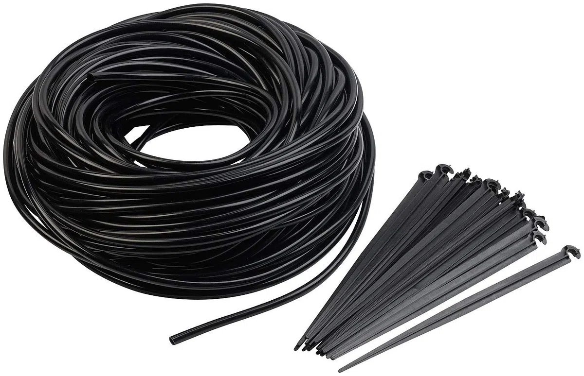 Royal Gardineer Tröpfchenbewässerung Set: 136-teiliges Pflanzen-Bewässerungs-Set, inkl. WLAN-Bewässerungsuhr (Beregnung, WLAN Bewässerungscomputer, Grow)