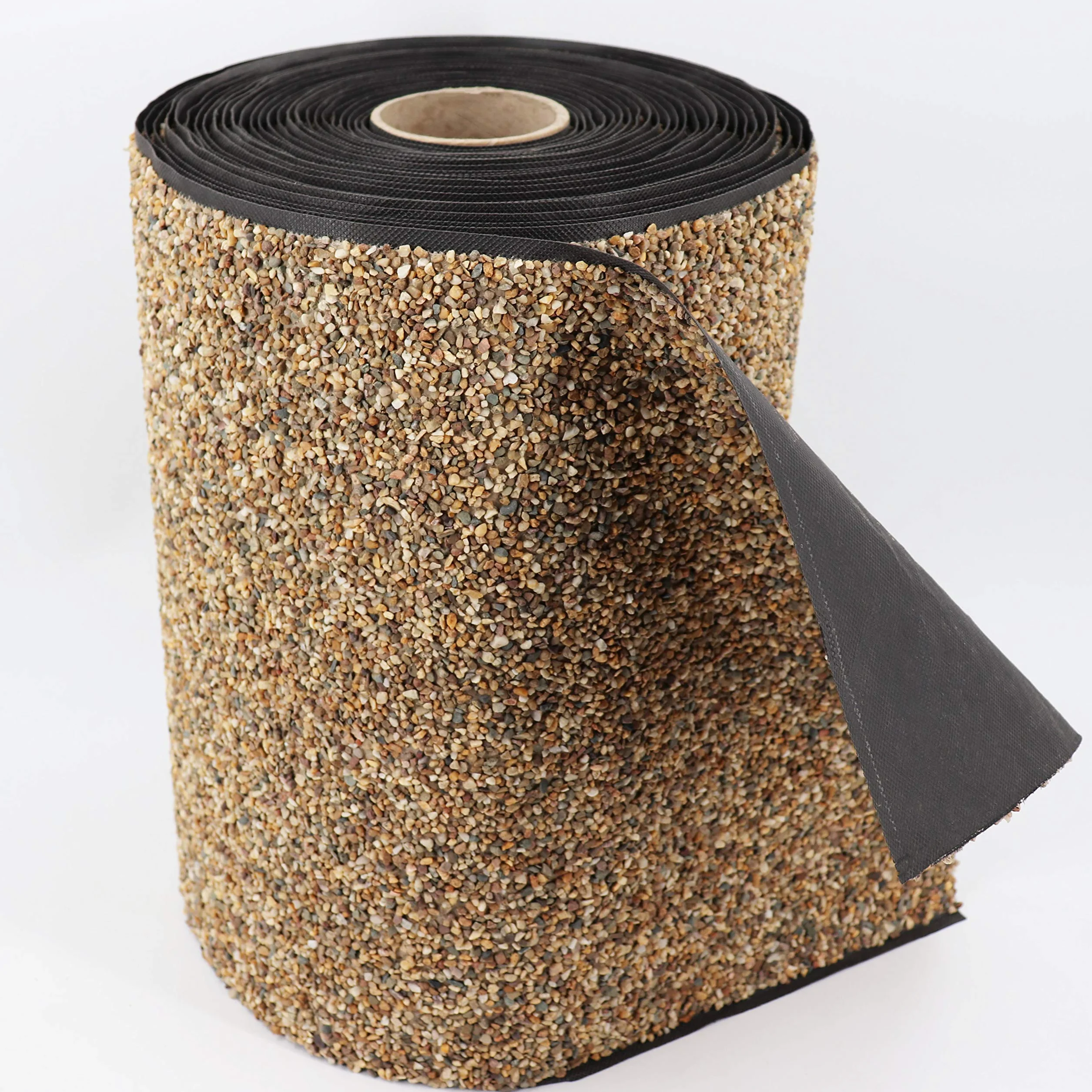 Aquagart Premium Teich Steinfolie 8m x 0,4m I Steinfolie Teich-Folie für Bachlauf Gartenteich Zubehör I Epdm-Folie Teich Stein-Matte Teichrand Teichzubehör I Kiesfolie