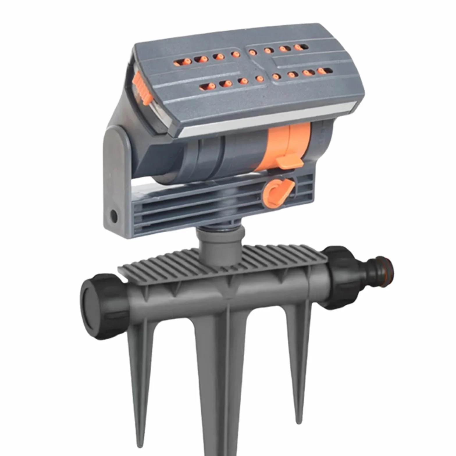 Rasensprenger Oszillierender Sprinkler | Automatische Garten 4 Modi Rasenschaukel 16 Düsen Bewässerungsgerät for Terrasse