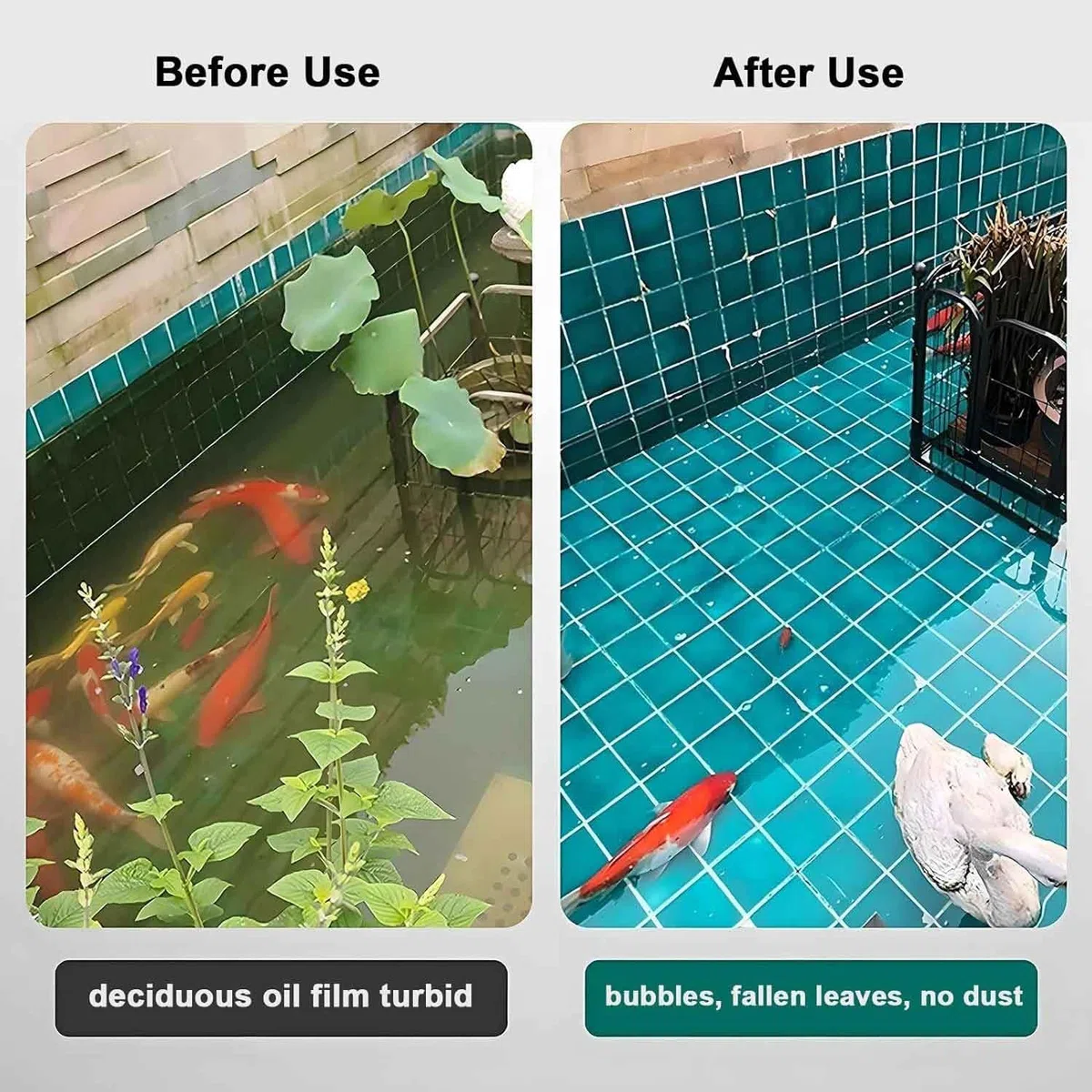 Schwimmender Teichskimmer mit Saugfunktion, 75 W automatischer Pool-Oberflächenabsauger, Poolreiniger mit Pumpe und 10 m Netzkabel, for Garten, Teich, Pool, Außenbereich for Teiche und Seen(75W)