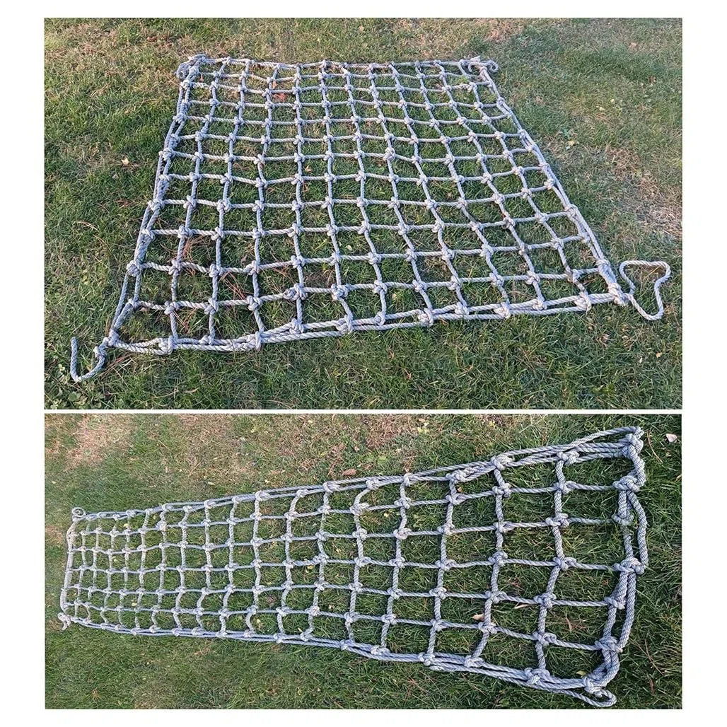 Outdoor Kletternetz C Sicherheitsnetz für Spielplätze Kletterwände und Schaukelsets 1x1m (3.3x3.3ft) Zaun Fahrzeuglast