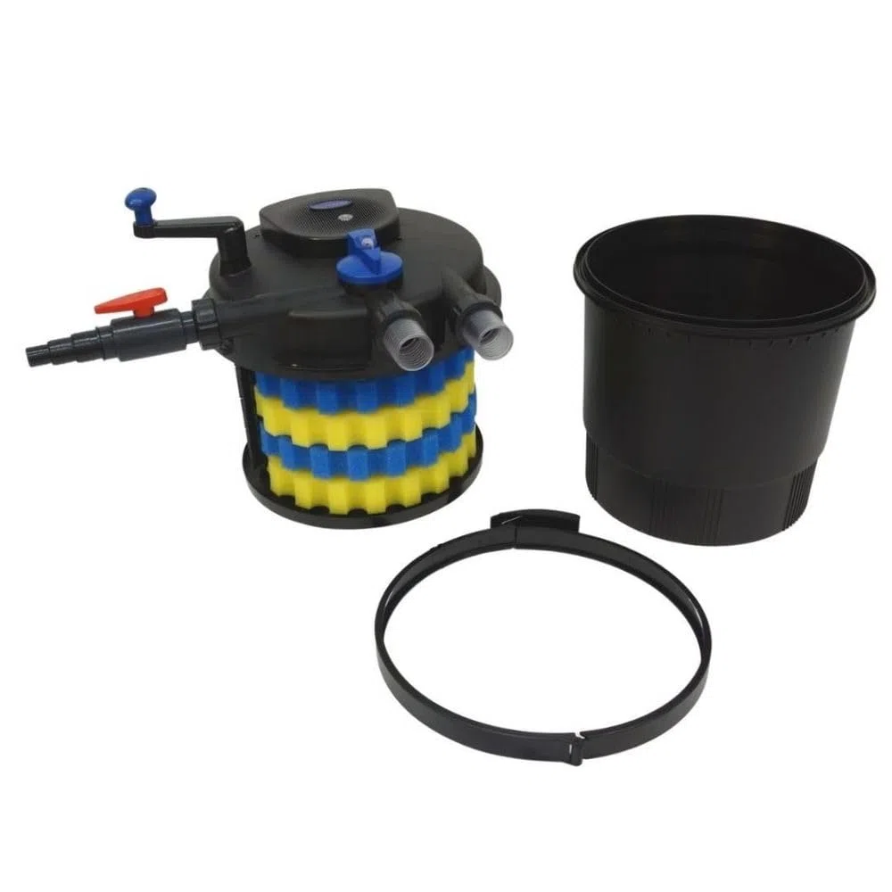 AquaOne CPF 20000 Bio Druckteichfilter 40000l Teichfilter Bachlauf inkl.36 Watt UVC Klärer Druckfilter Bachlauf UVC Lampe Klar