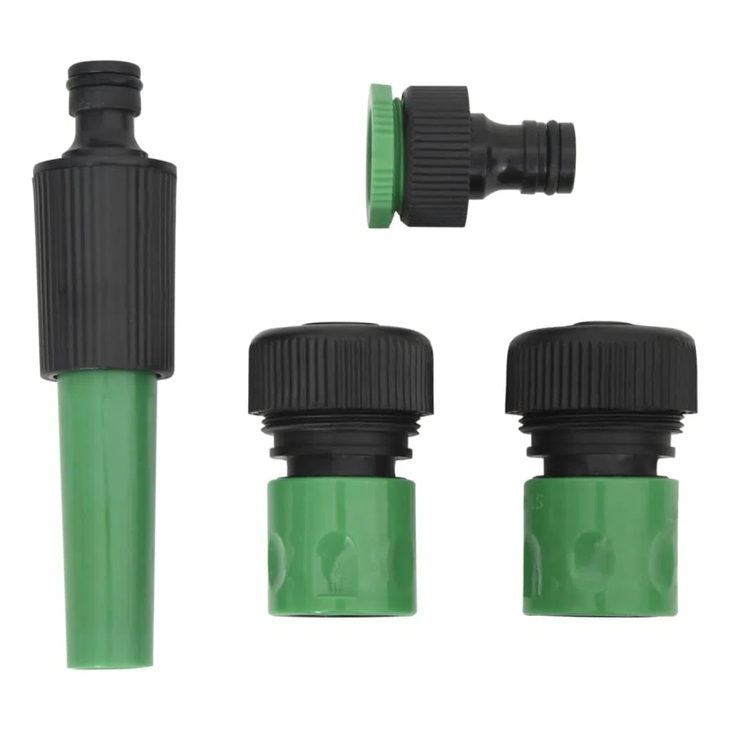 Rantry Set Gartenschlauch mit Beschlägen Grün 0,9" 50m PVC Dekoration Möbel Innen / Außen Möbel für Wohnzimmer Büro