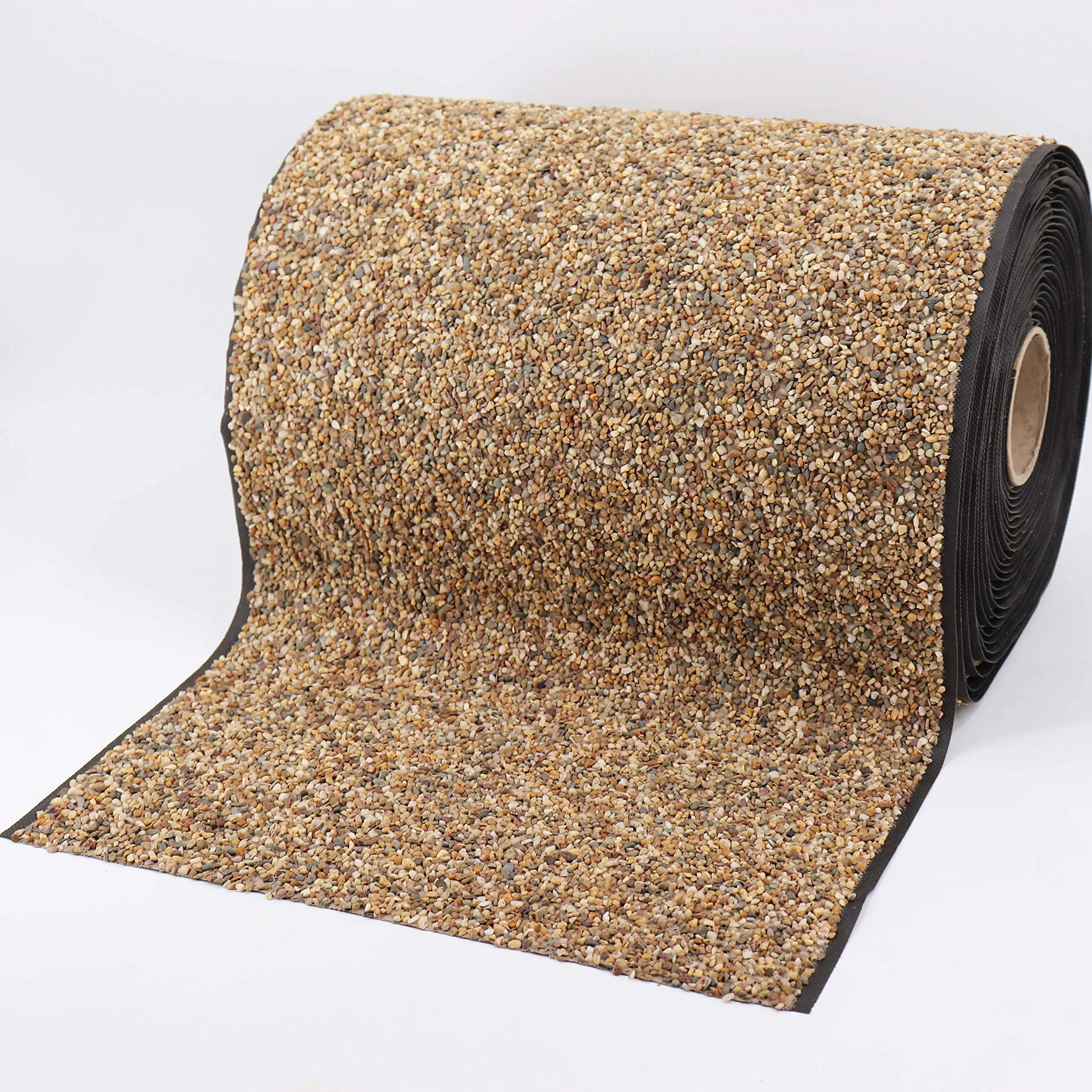 Aquagart Premium Teich Steinfolie 8m x 0,4m I Steinfolie Teich-Folie für Bachlauf Gartenteich Zubehör I Epdm-Folie Teich Stein-Matte Teichrand Teichzubehör I Kiesfolie