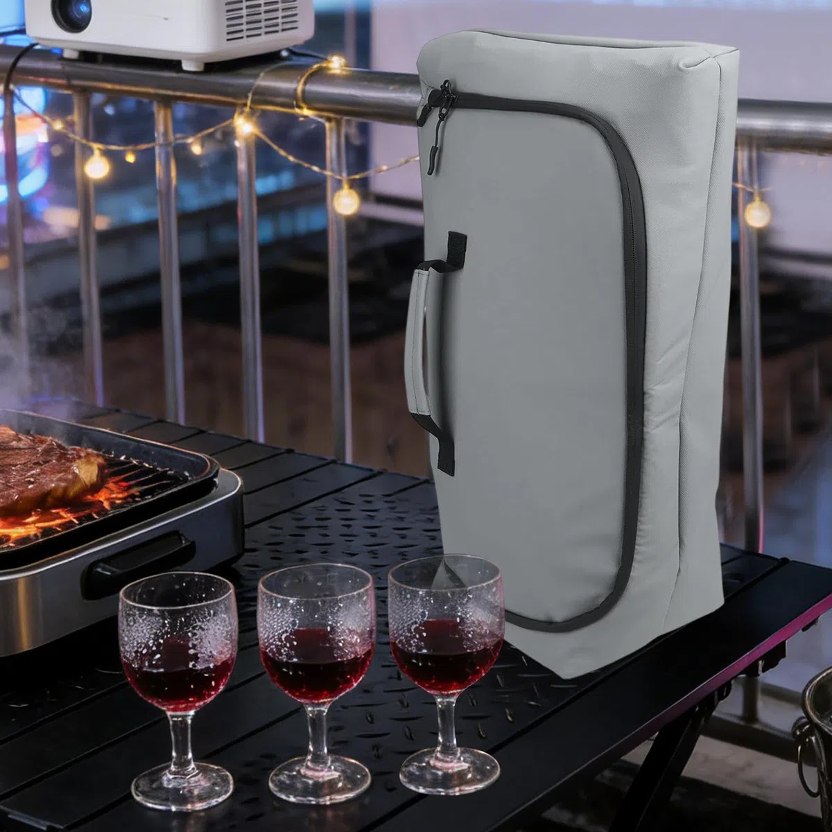 Genérico Grilldecke zum Ablegen von Fleisch, Grillwerkzeug zum Auffangen von Säften, Wärmekarte für Fleisch, für Schweinefleisch, Brust, Camping, Küche, Geburtstag, Mann und Ehemann
