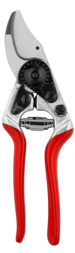 FELCO 14 Kompakt-Gartenschere mit Lederholster 910+ und Leseschere 322 – Kleines Set für feine Erntearbeiten und präzise Schnitte