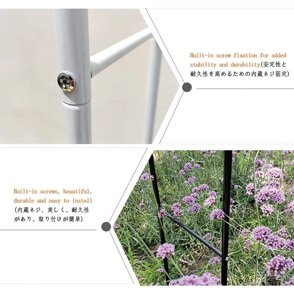 Extra breiter Metall-Gartenbogen – wetterbeständiges Rosenspalier für Hochzeiten & Outdoor-Dekoration, dunkelgrün, 240 x 220 cm – Laubentorbogen für Garten und Terrasse