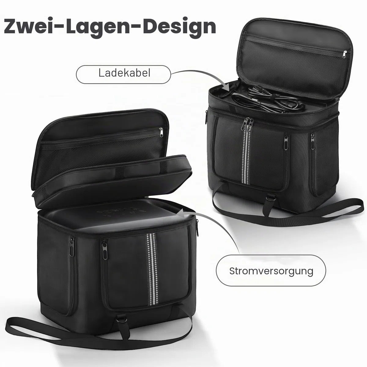 Tragetasche Kompatibel mit Anker SOLIX C1000 Portable Power Station, Reise Aufbewahrung Case Schutzhülle für C1000 Solargenerator Zubehör