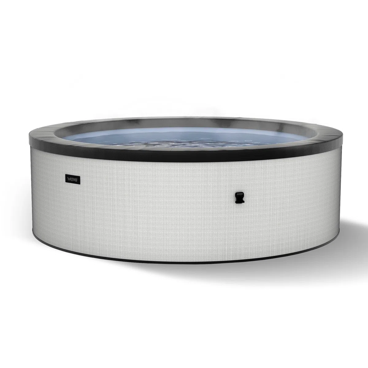 Wave Tahoe Eco Foam Spa | Tragbarer Outdoor-Hot Tub mit schneller Aufheizung | Strapazierfähiges PVC-Material | Einfacher Aufbau (Graphite Grey, 6 Person)