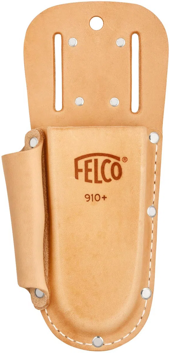 FELCO 14 Kompakt-Gartenschere mit Lederholster 910+ und Leseschere 322 – Kleines Set für feine Erntearbeiten und präzise Schnitte