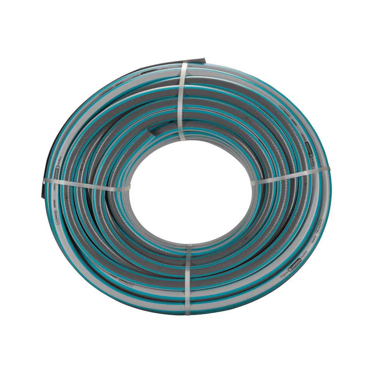 Gardena Classic Schlauch 19 mm (3/4 Zoll), 50 m: Universeller Gartenschlauch aus robustem Kreuzgewebe, 22 bar Berstdruck, UV-beständig, ohne Systemteile, 12 Jahre Garantie (18025-22)
