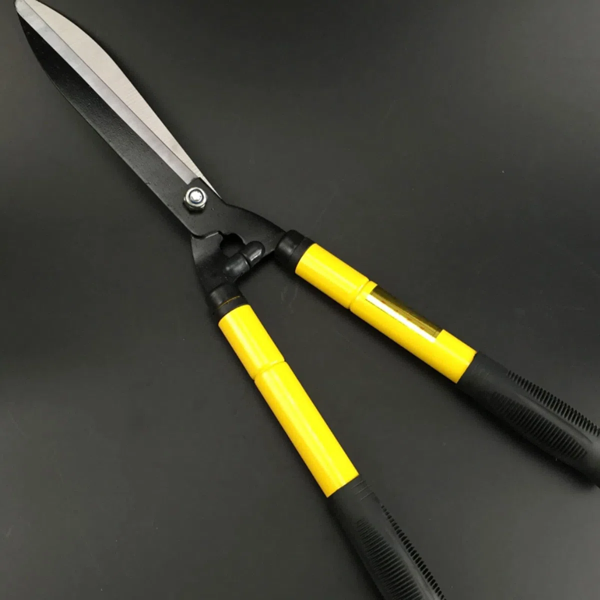 Gartenheckenschere Gartengeräte, Heckenschere Stoßdämpfende Stoßstange Aluminiumgriffe Für Manuelle Heckenscheren Mit Bequemen Gepolsterten Griffen,