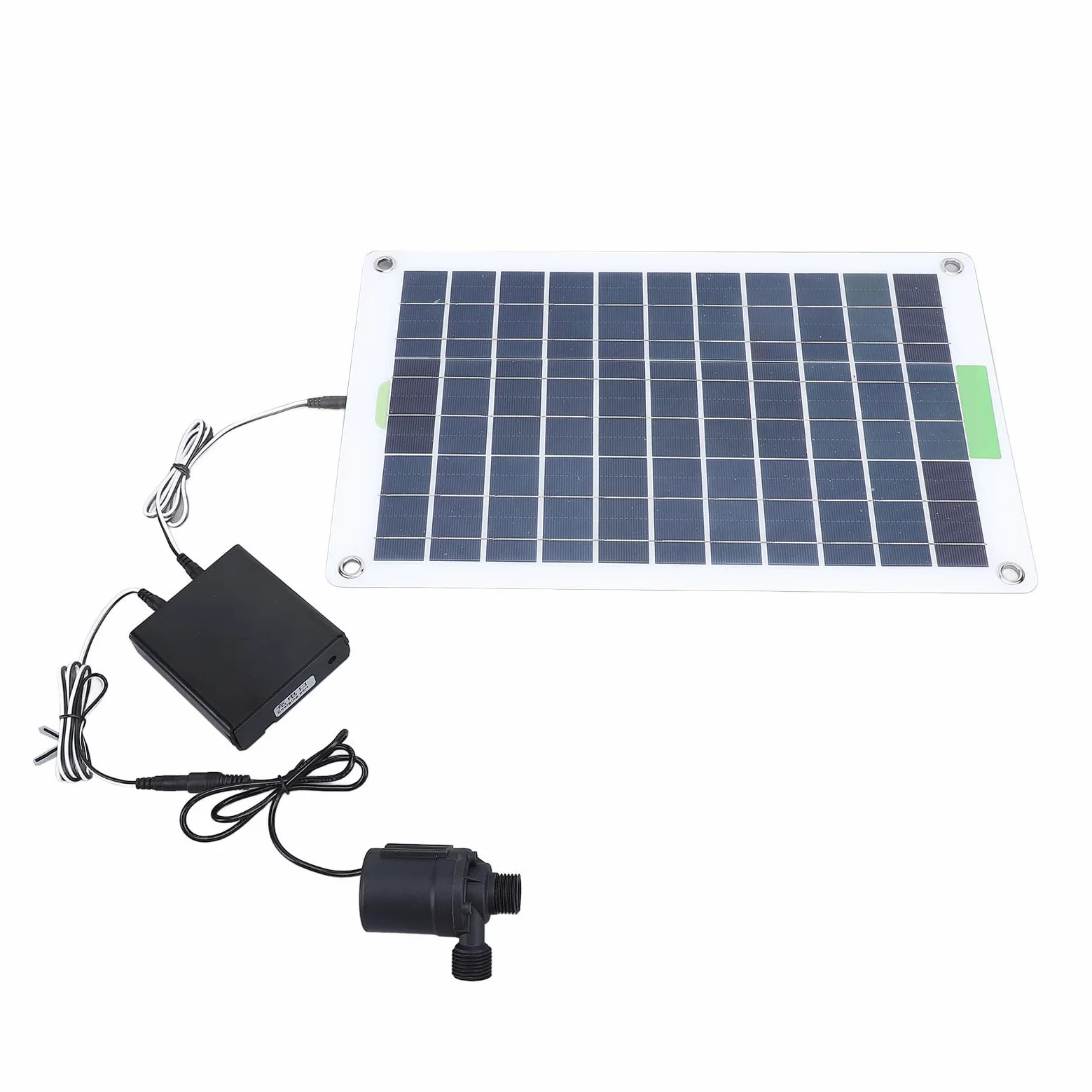 Dioche Pumpt Tauchfähige 100-W-Solarpumpe für den Außenbereich mit 16,4 Fuß und Energiespeicherbox – Ideal für Springbrunnen, Pools und Gärten Im Freien