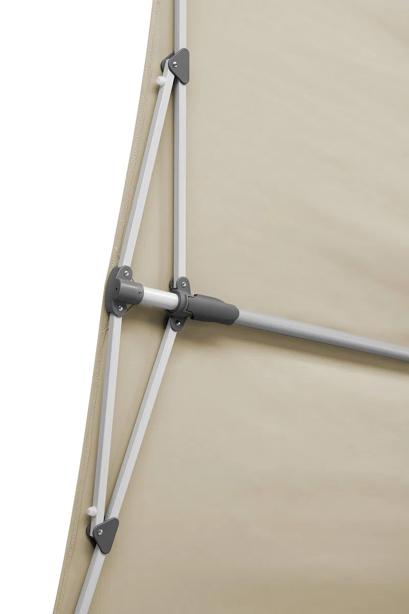 Schneider Sonnenschirm Novara, natur, 190 x 140 cm rechteckig, 758-02, Gestell Alu/Stahl, Bespannung Polyester, 5 kg